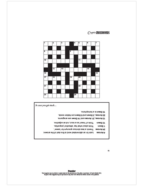 Cryptic Crosswords